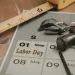 Labor Day marked on a calendar next to work tools